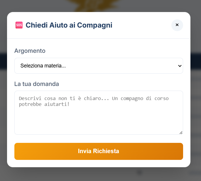Chiedi aiuto