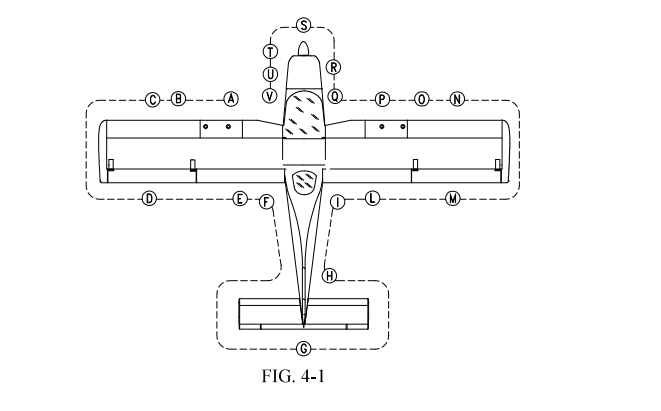 Schema stazioni ispezione pre-volo