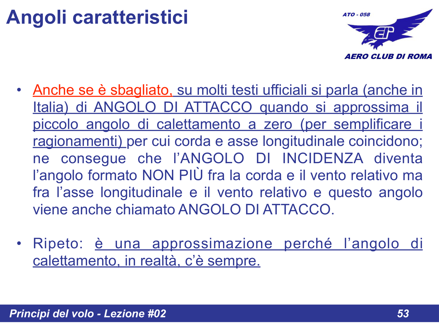 Nota angolo di attacco