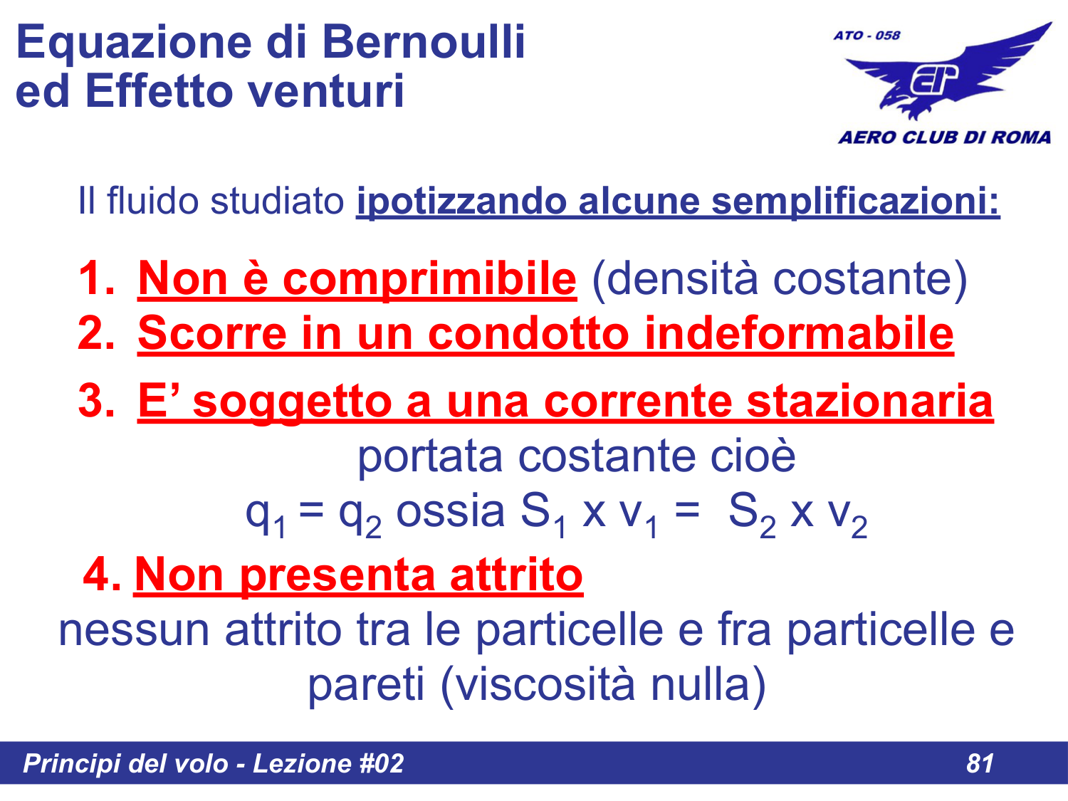 Ipotesi semplificative