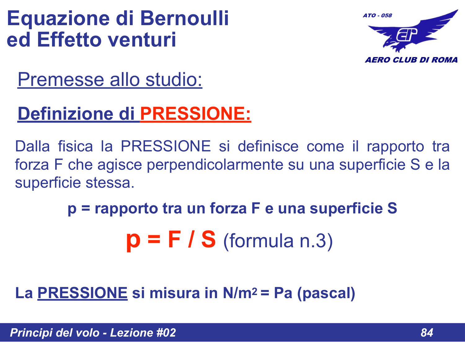 Definizione di Pressione