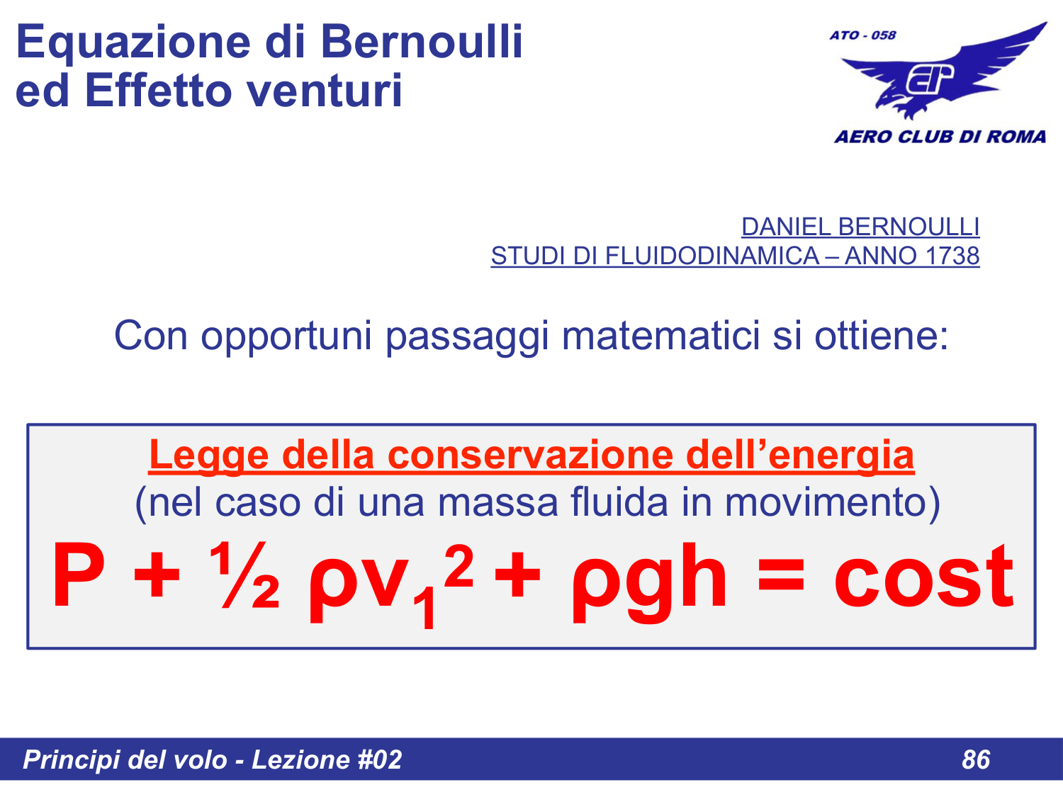Equazione di Bernoulli completa