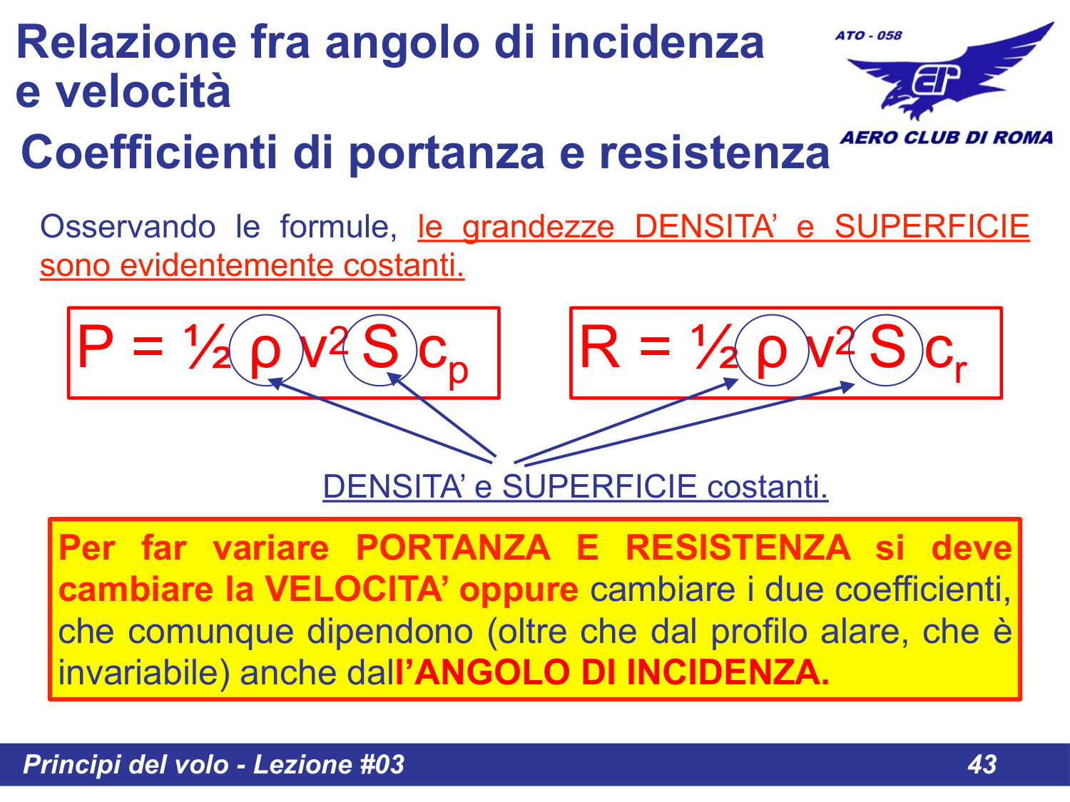 Relazione Velocita-Incidenza