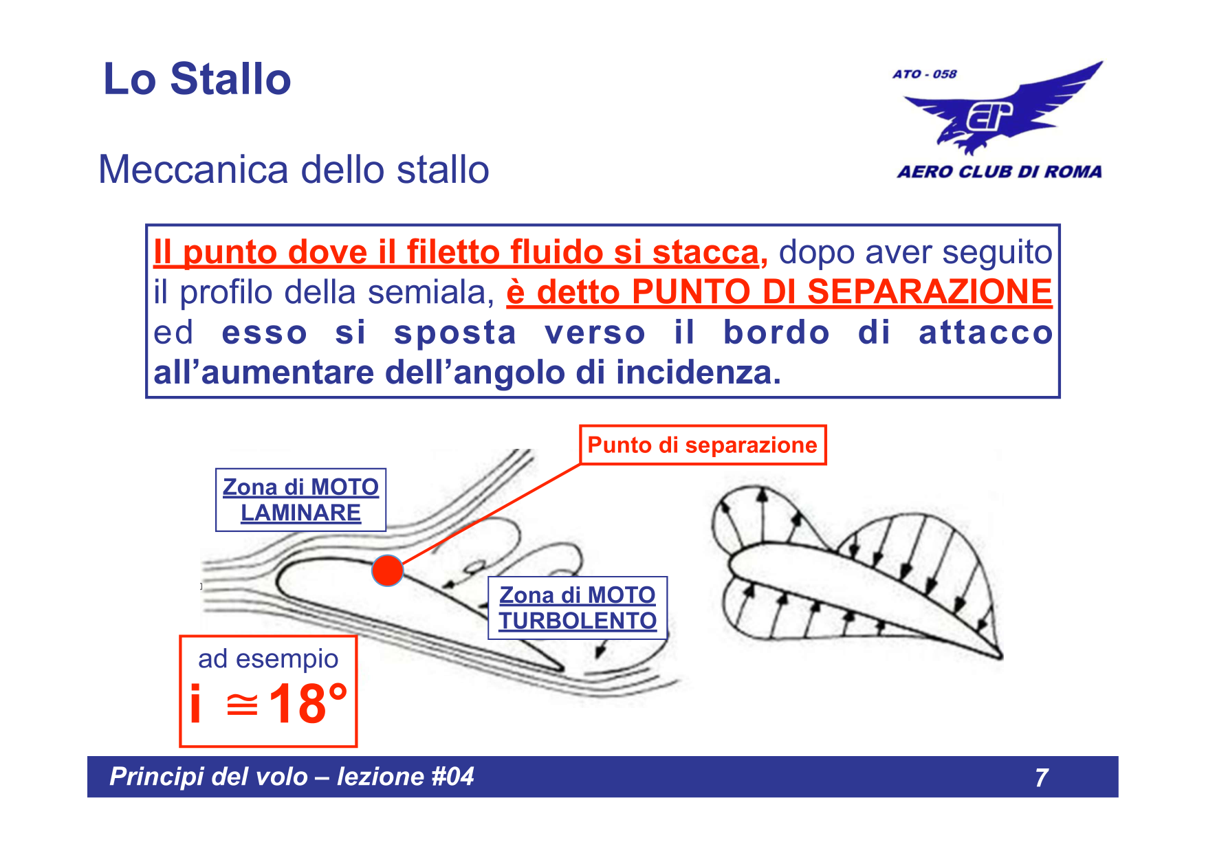 Meccanica dello Stallo - Flusso