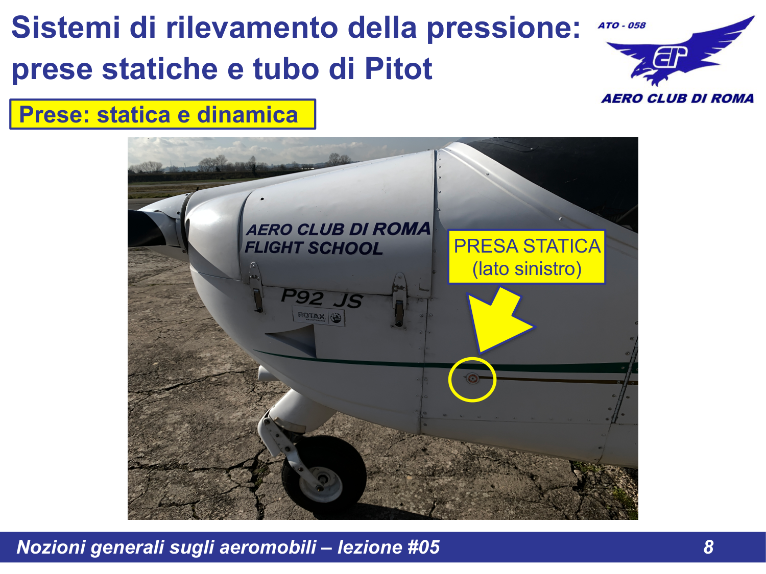 Presa statica lato sinistro