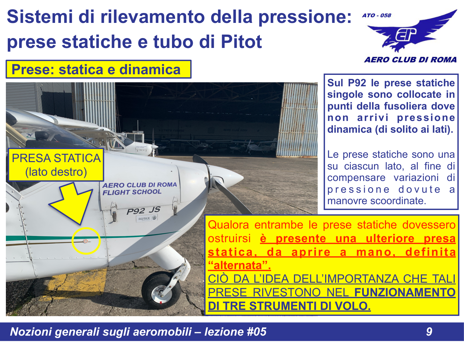 Presa statica lato destro