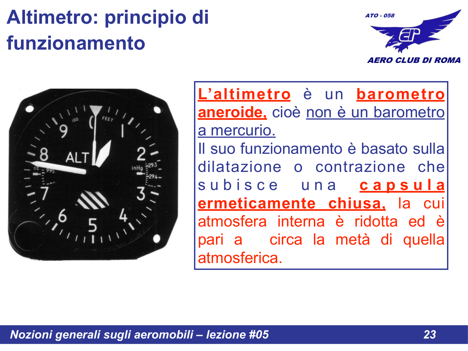 Altimetro