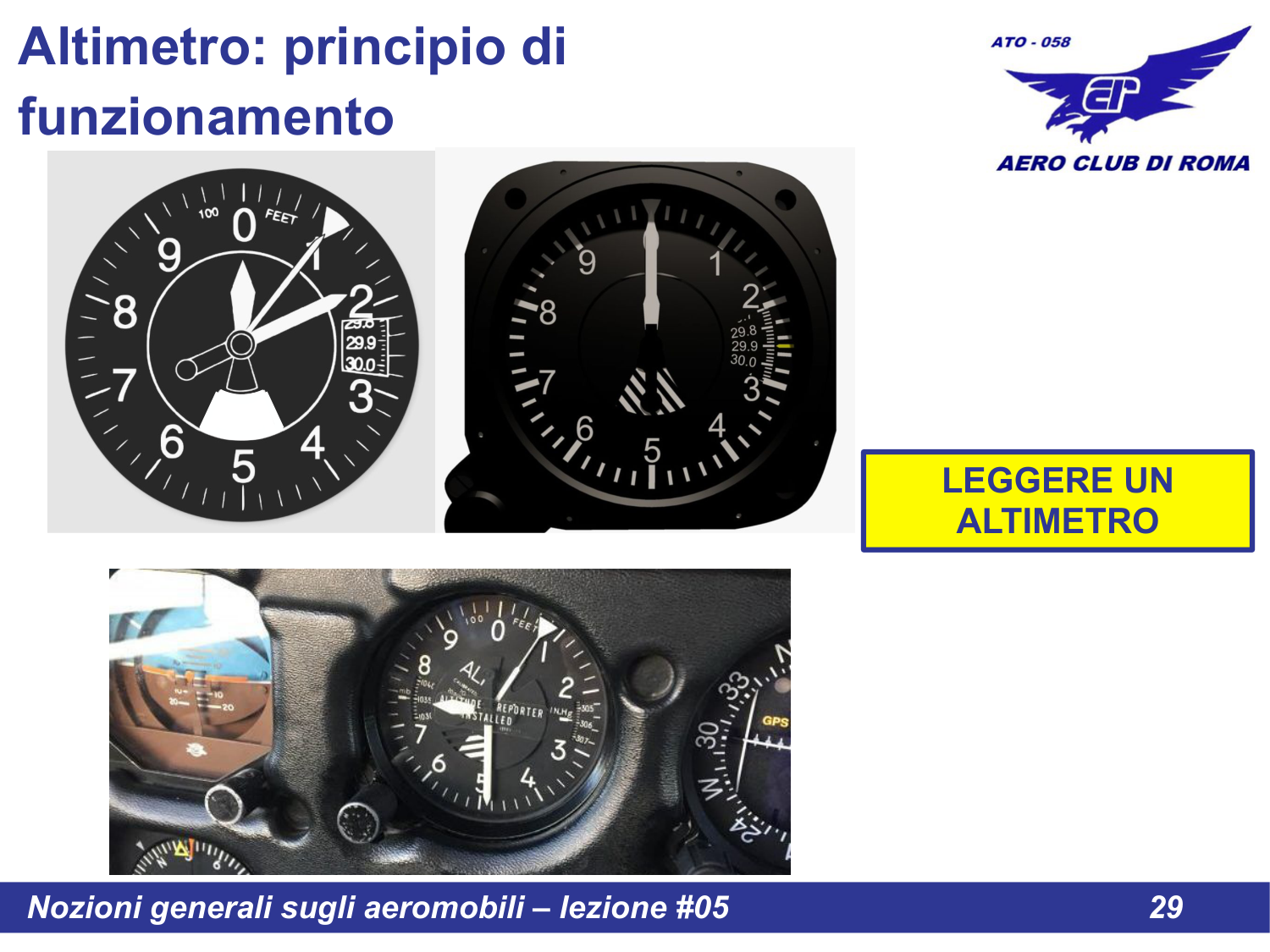 Altri esempi altimetro