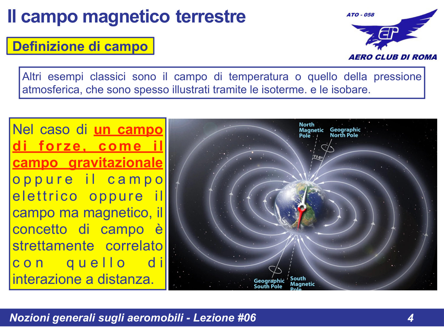 Campo di forze e campo magnetico