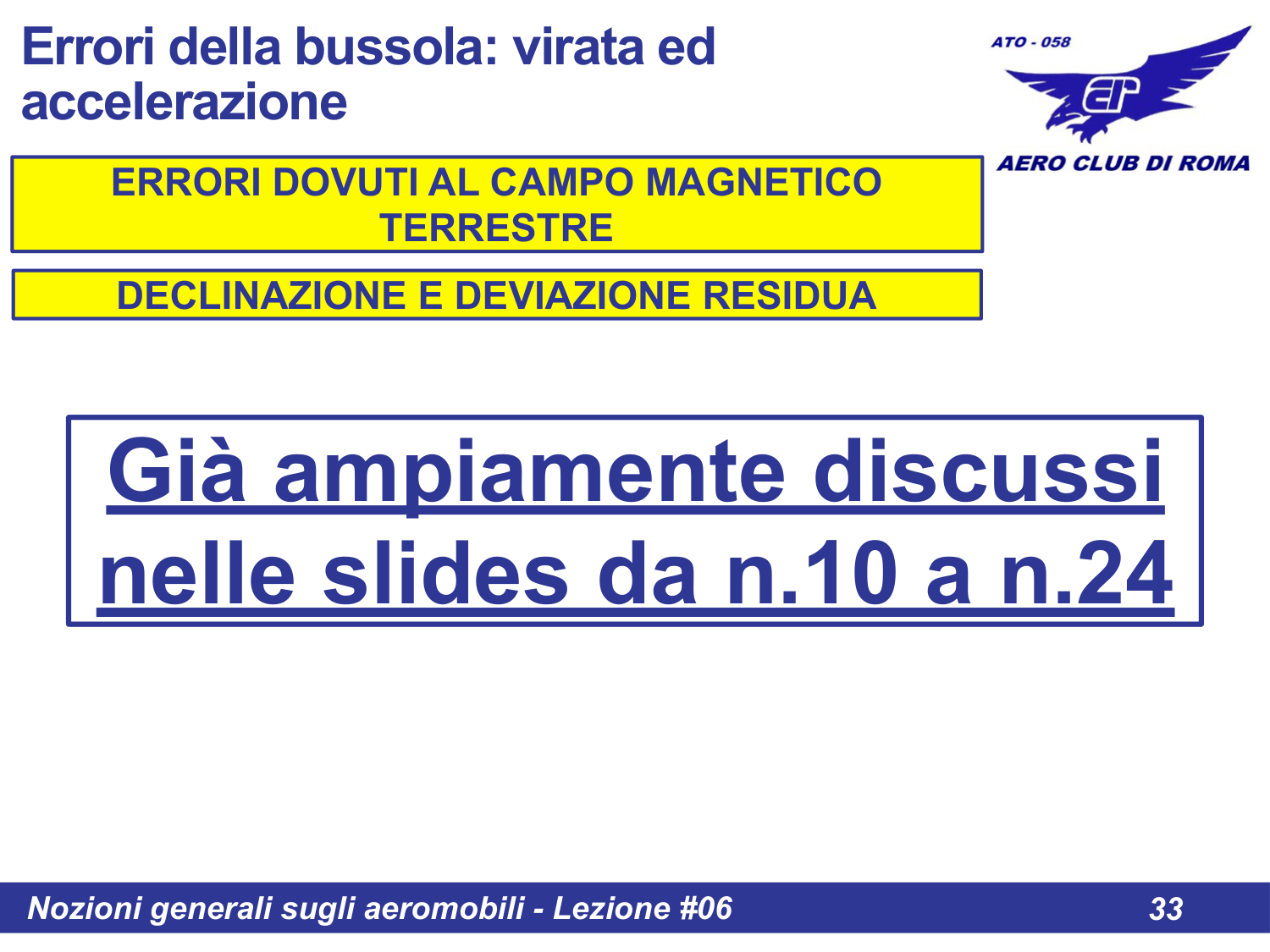 Errori campo magnetico