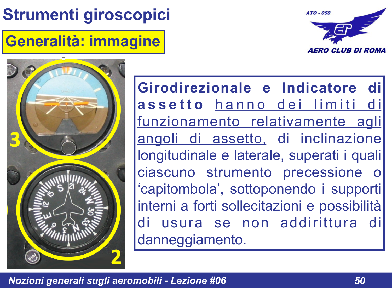 Limiti strumenti giroscopici