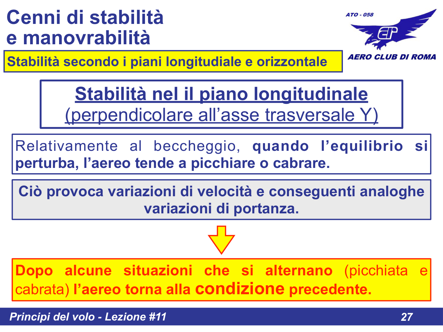 Dettagli stabilita assi