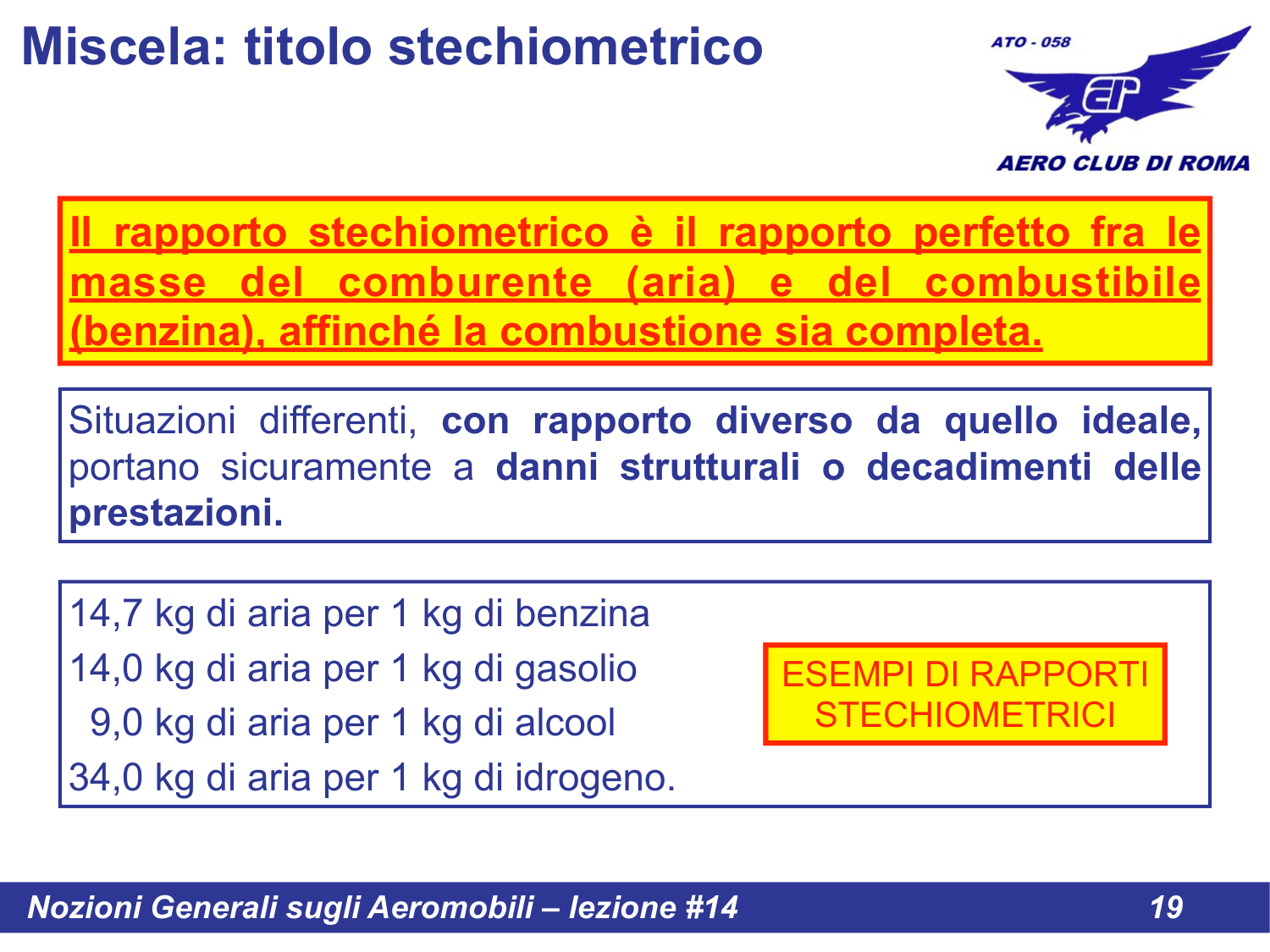 Rapporto stechiometrico