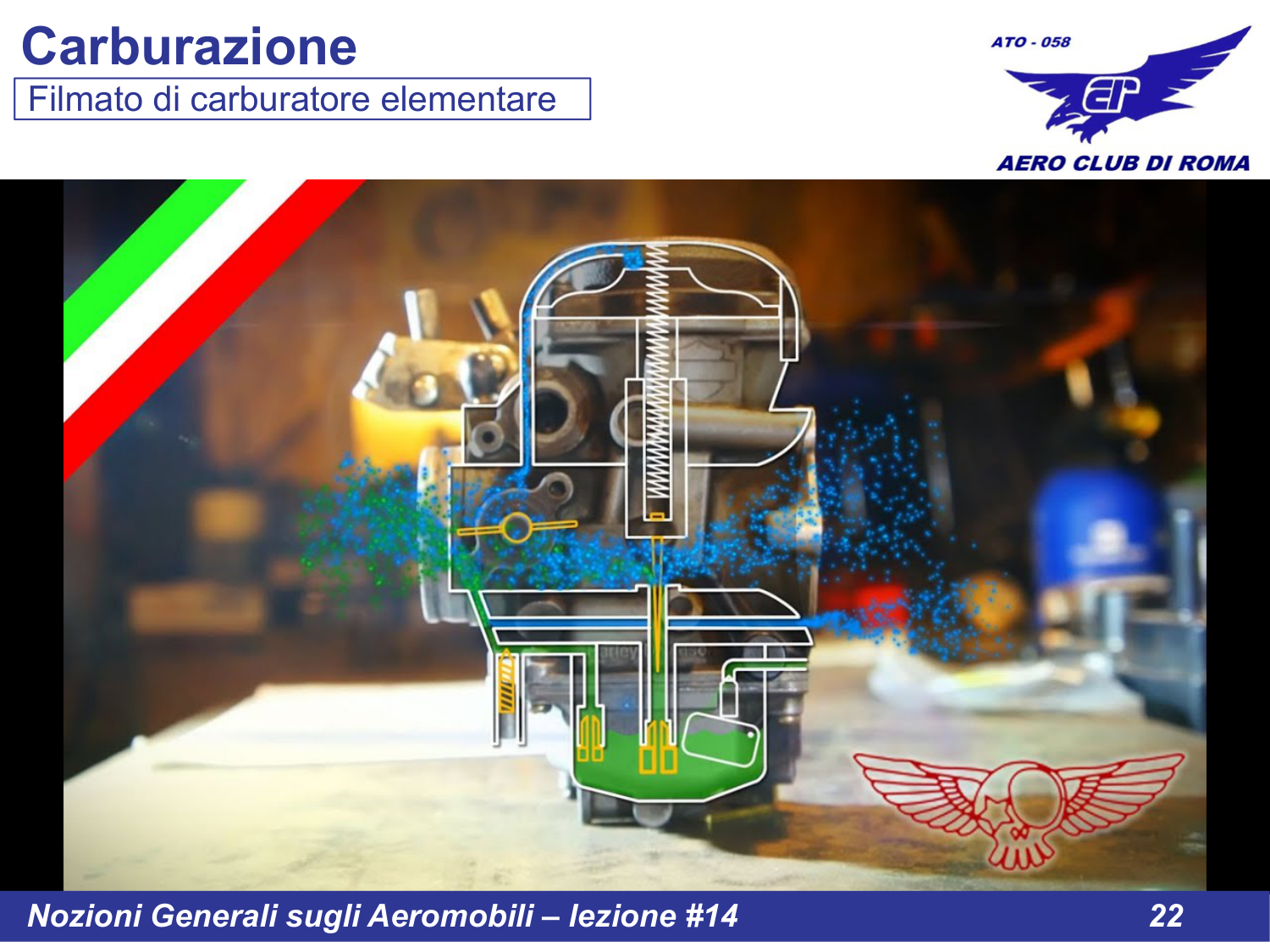 Frame video carburatore