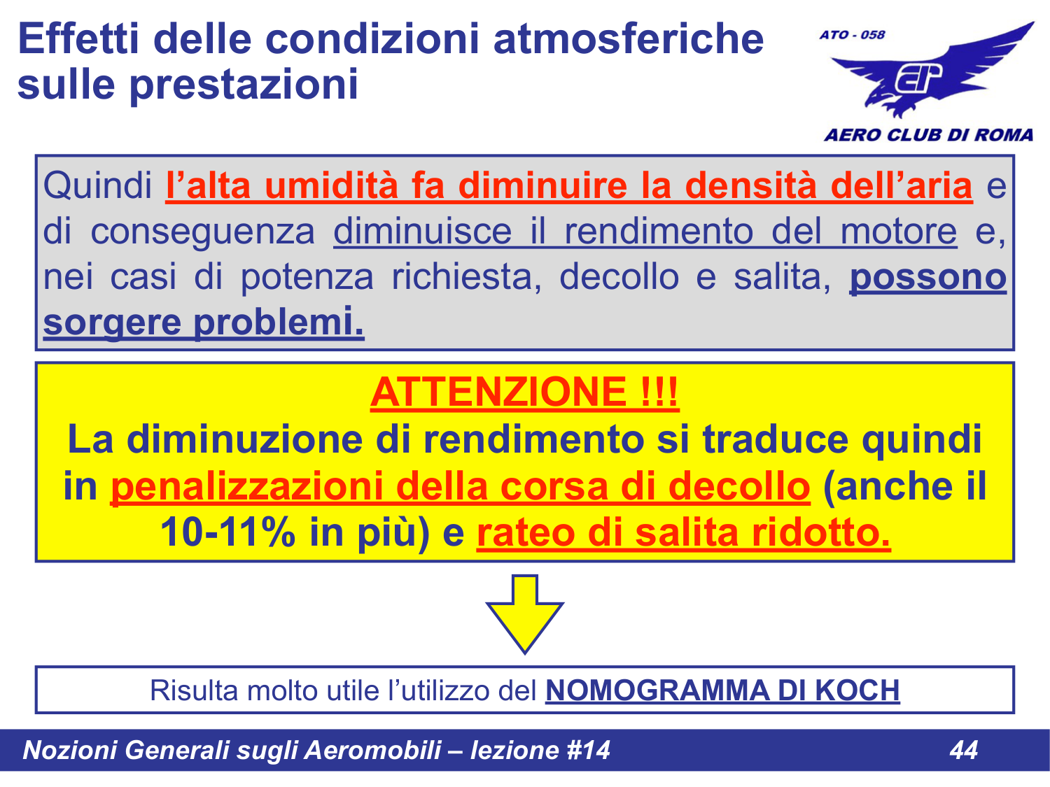 Umidita e prestazioni