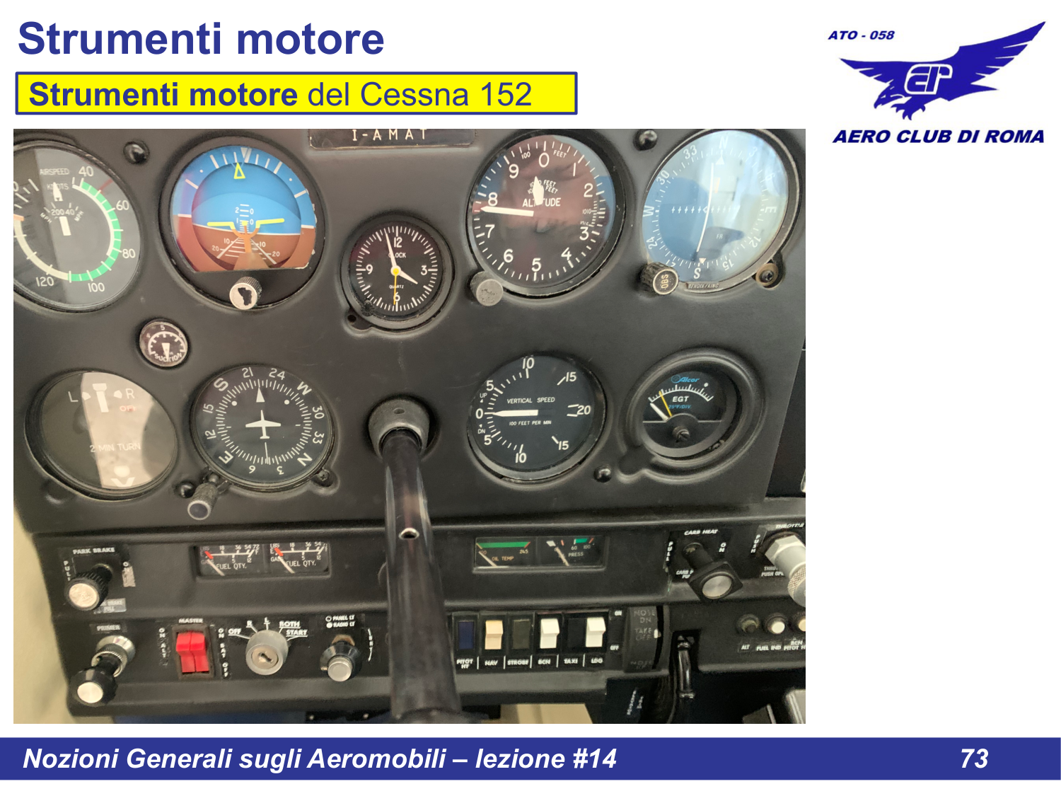 Pannello strumenti Cessna