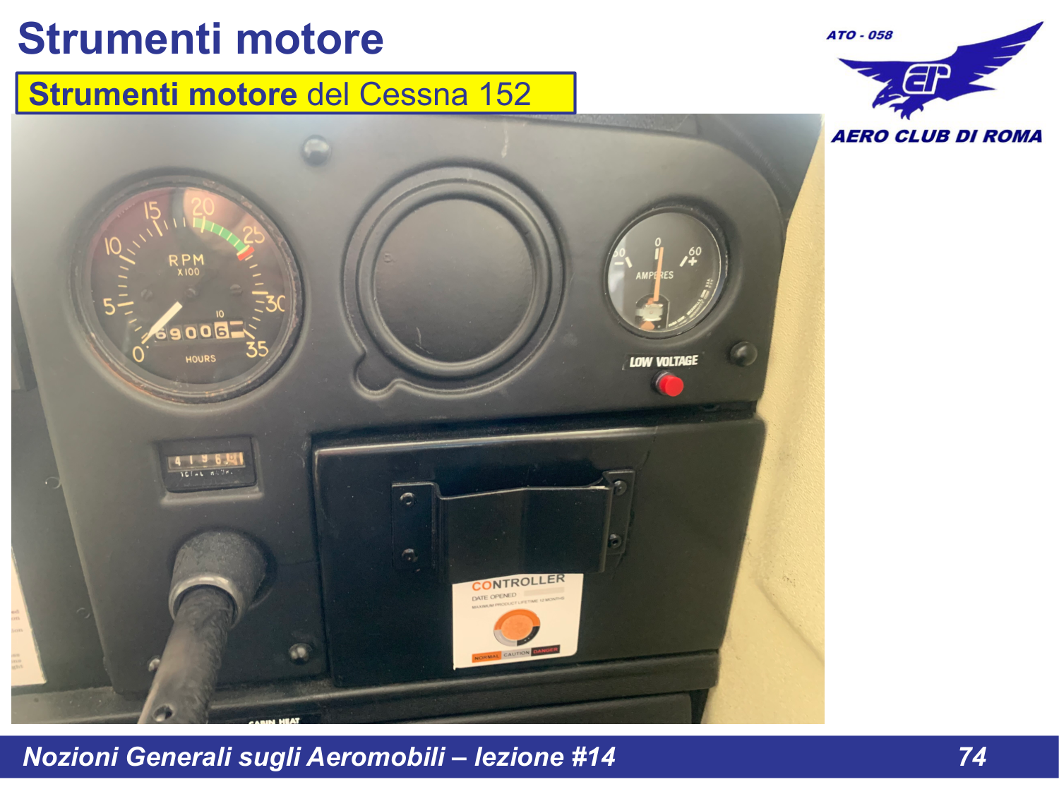 Dettaglio strumenti Cessna