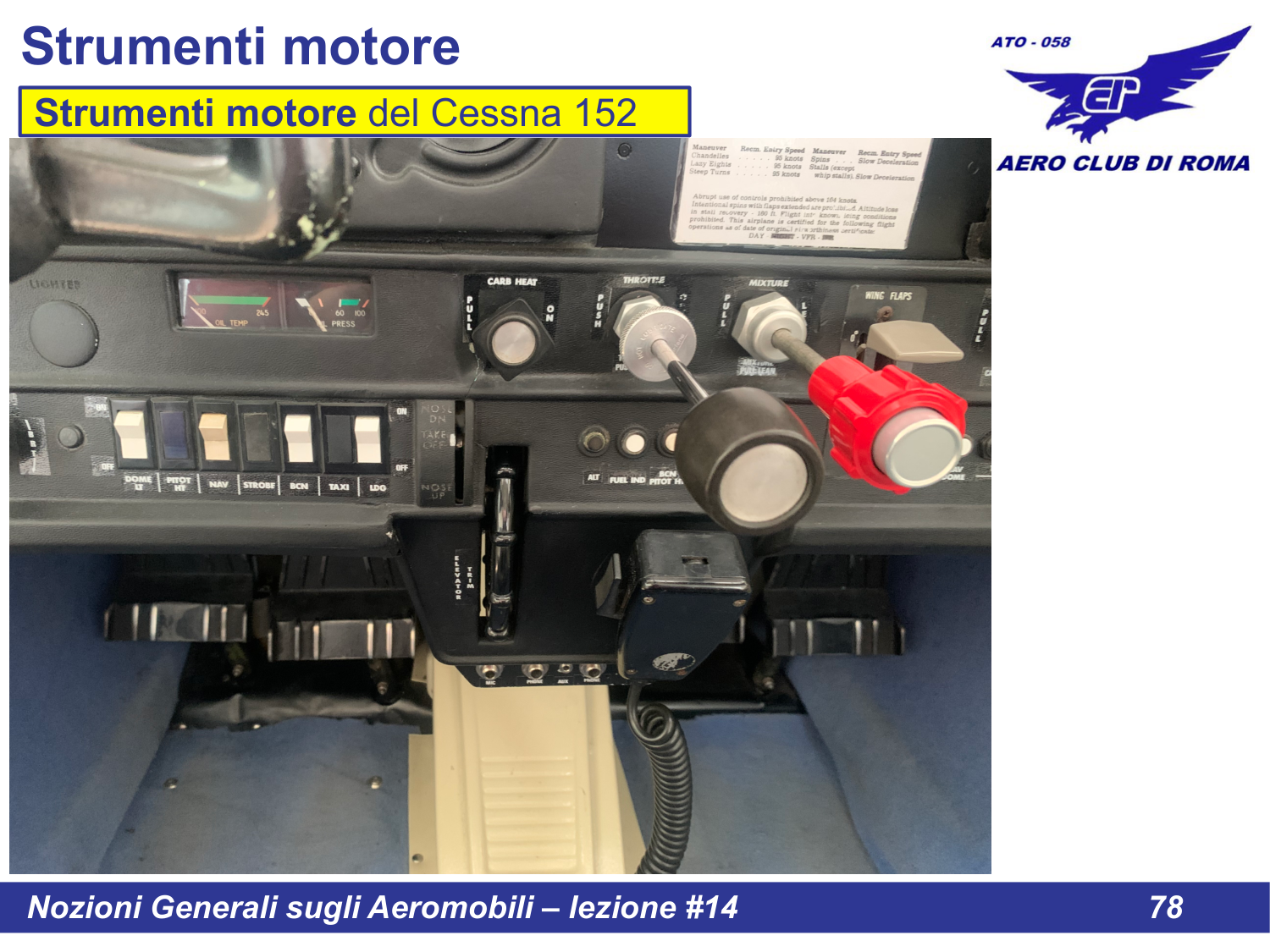 Quadro comandi Cessna