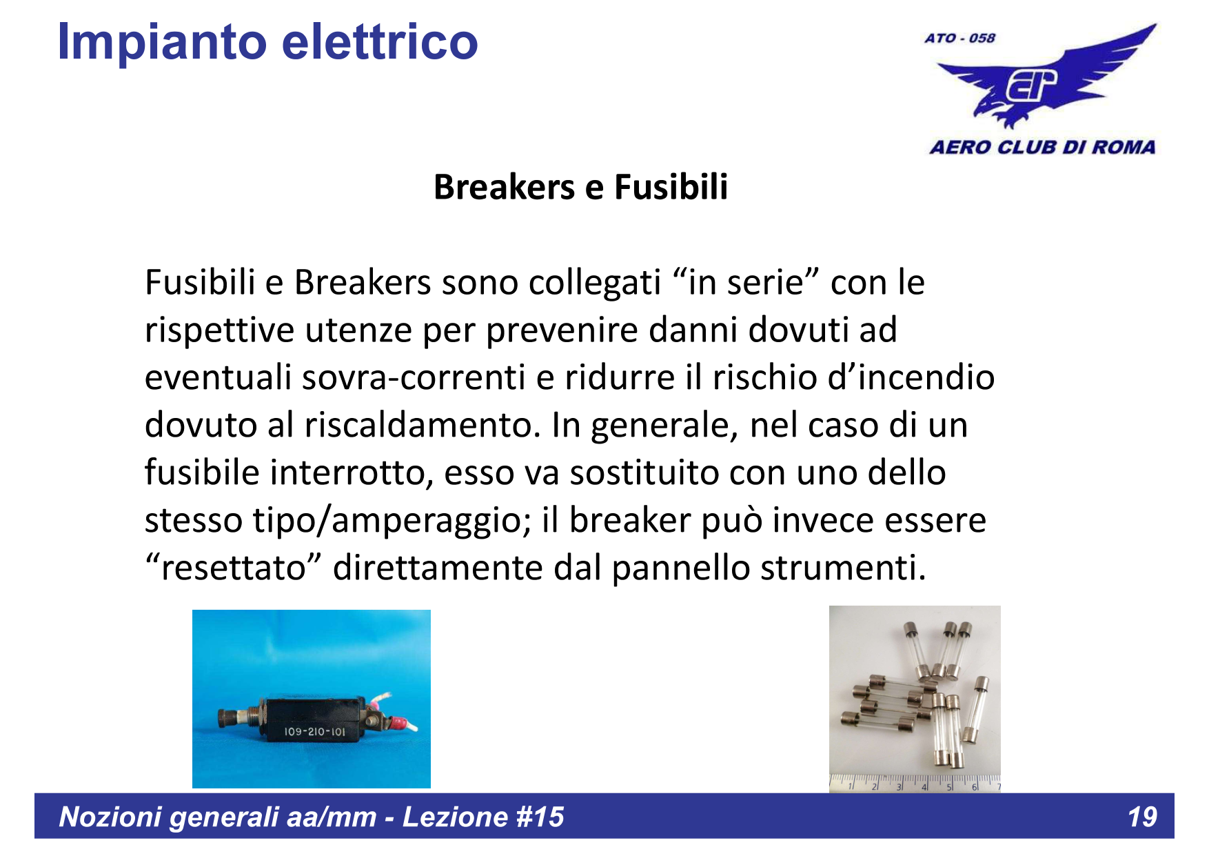 Breakers e fusibili