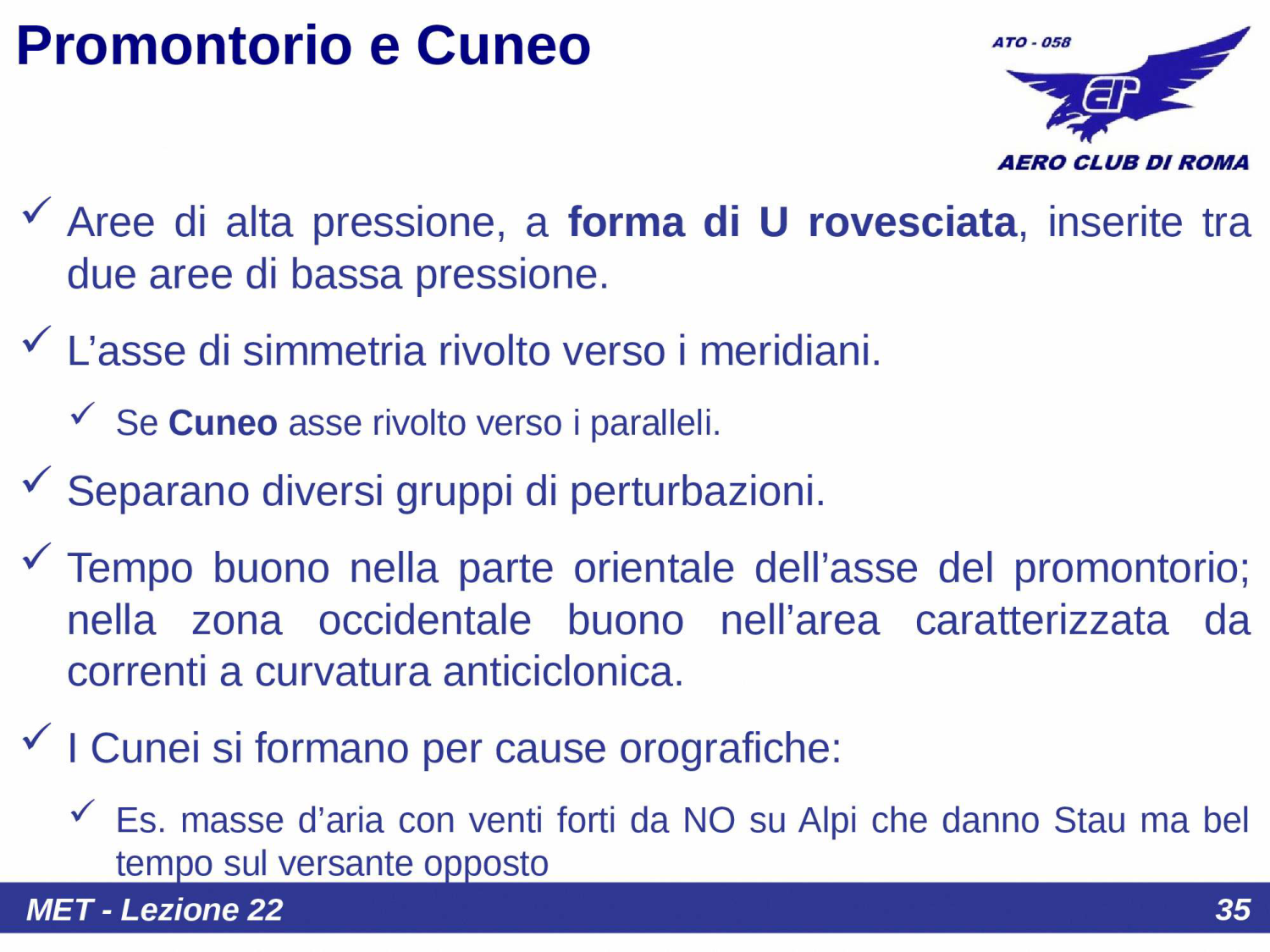 Promontorio e cuneo