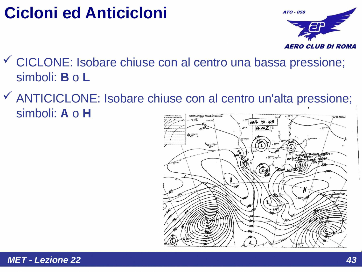 Cicloni e anticicloni