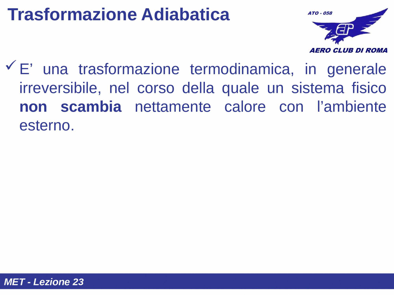 Trasformazione adiabatica