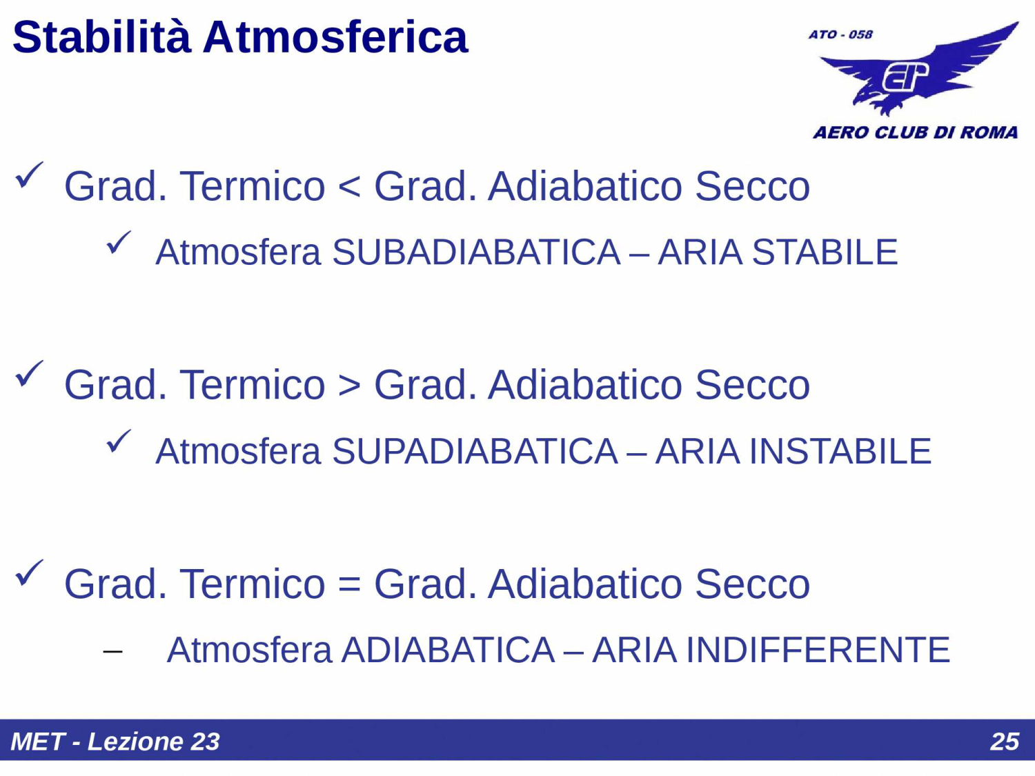 Stabilit&agrave; e instabilit&agrave;