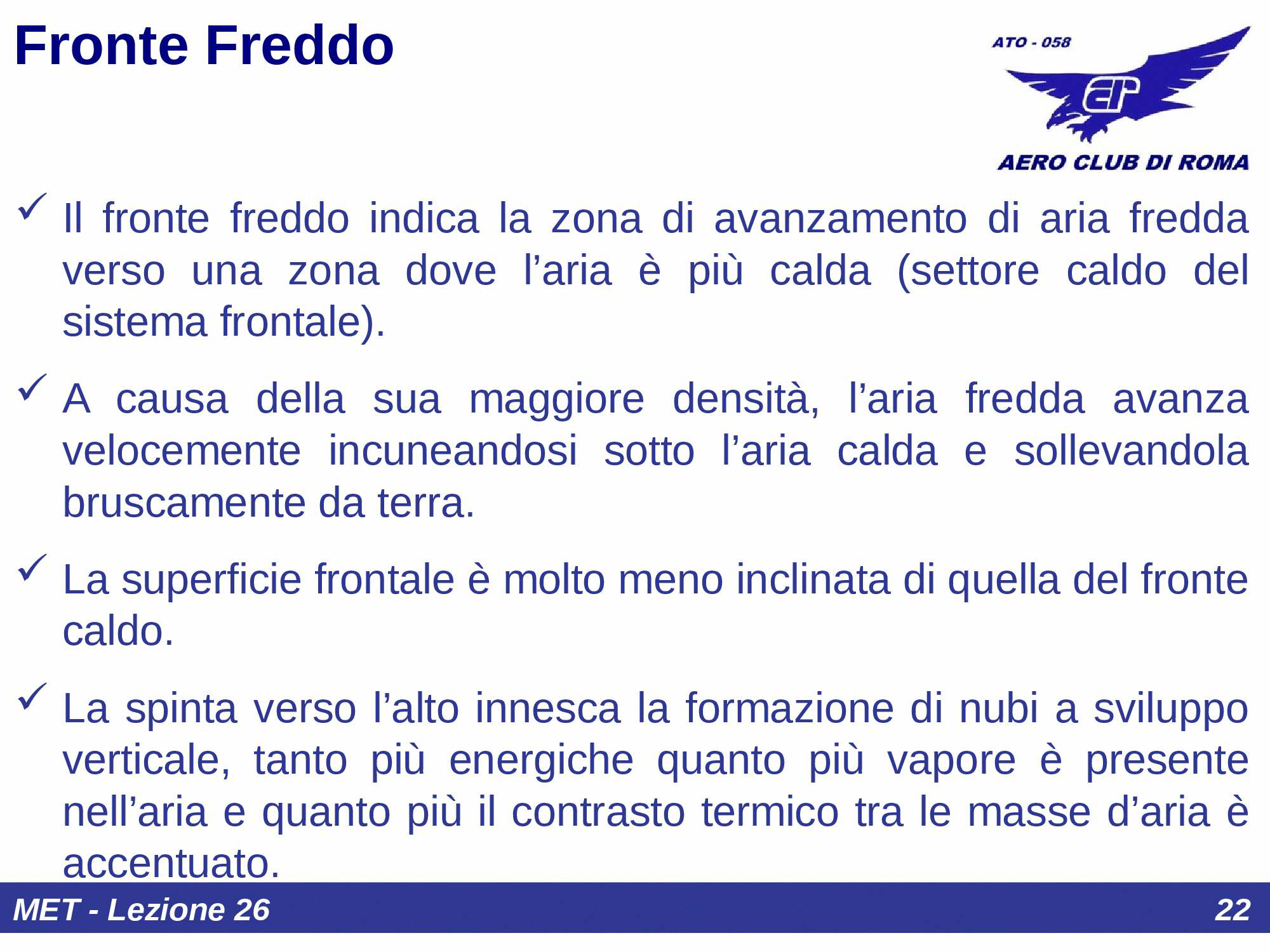Sezione fronte freddo