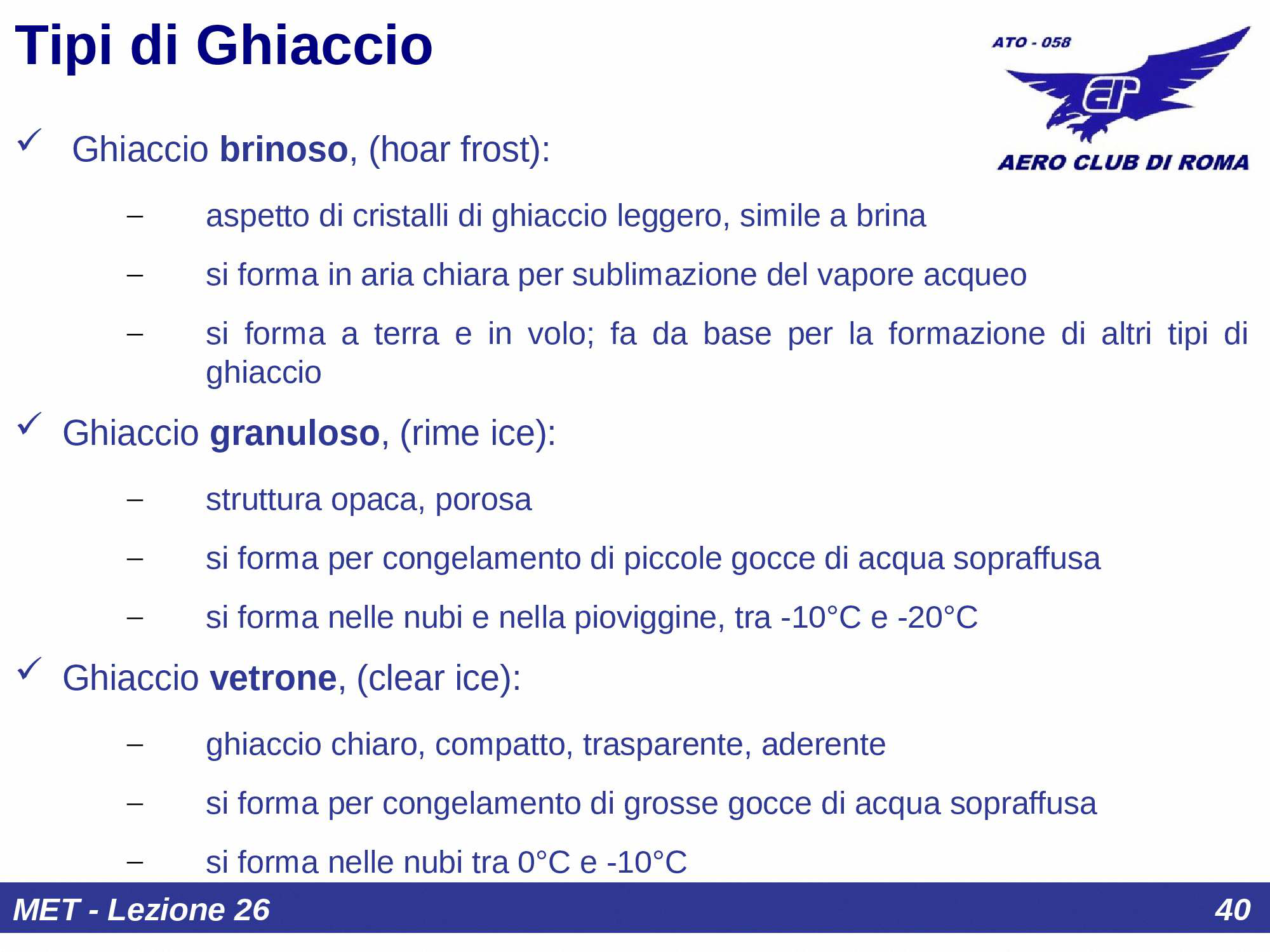 Formazione rime ice