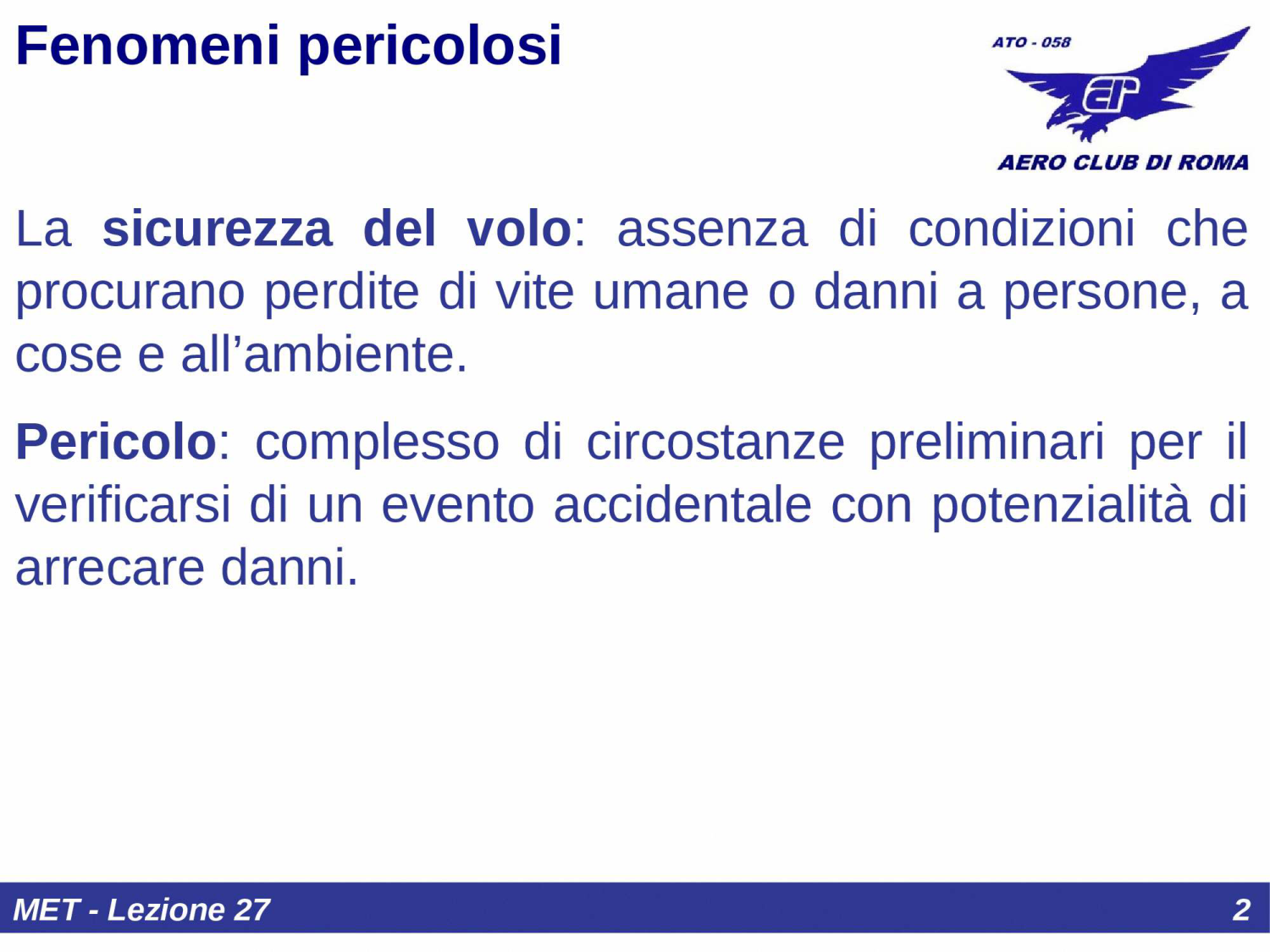 Sicurezza del volo