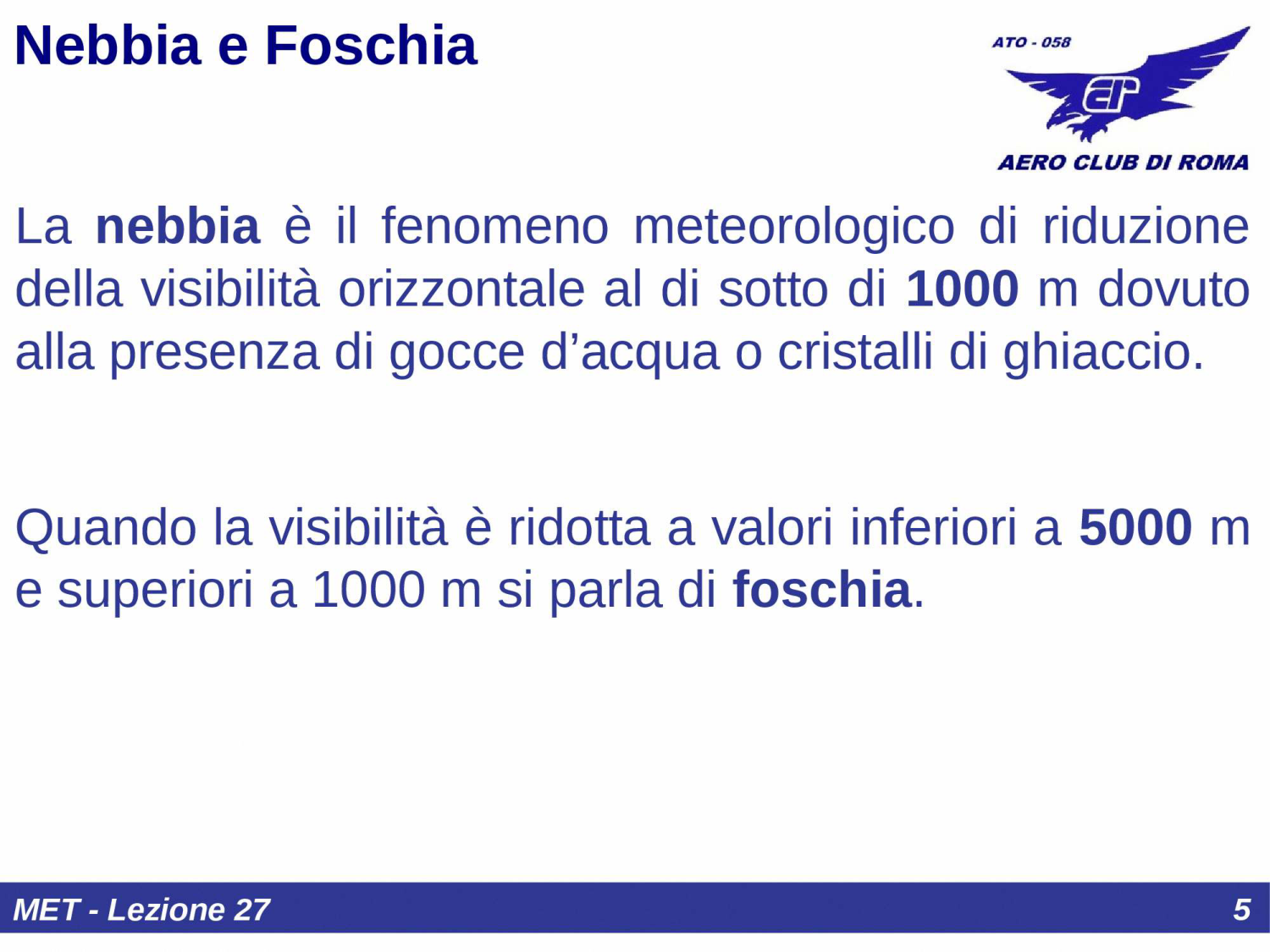Panoramica pericoli