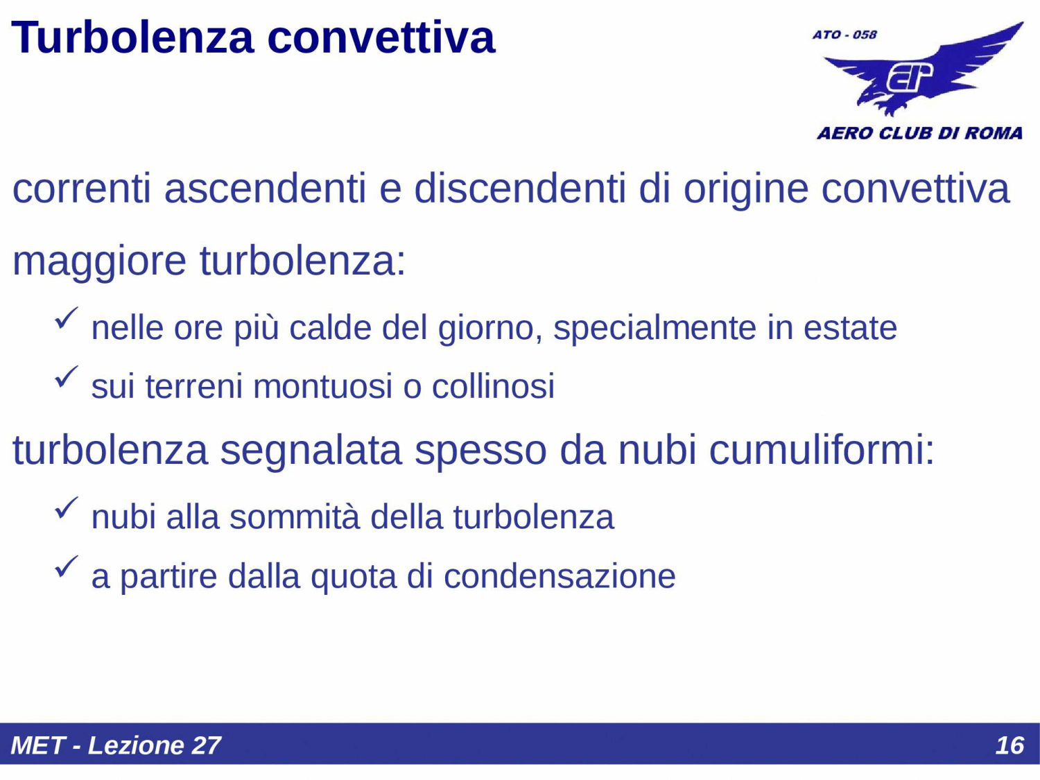 Tipi turbolenza