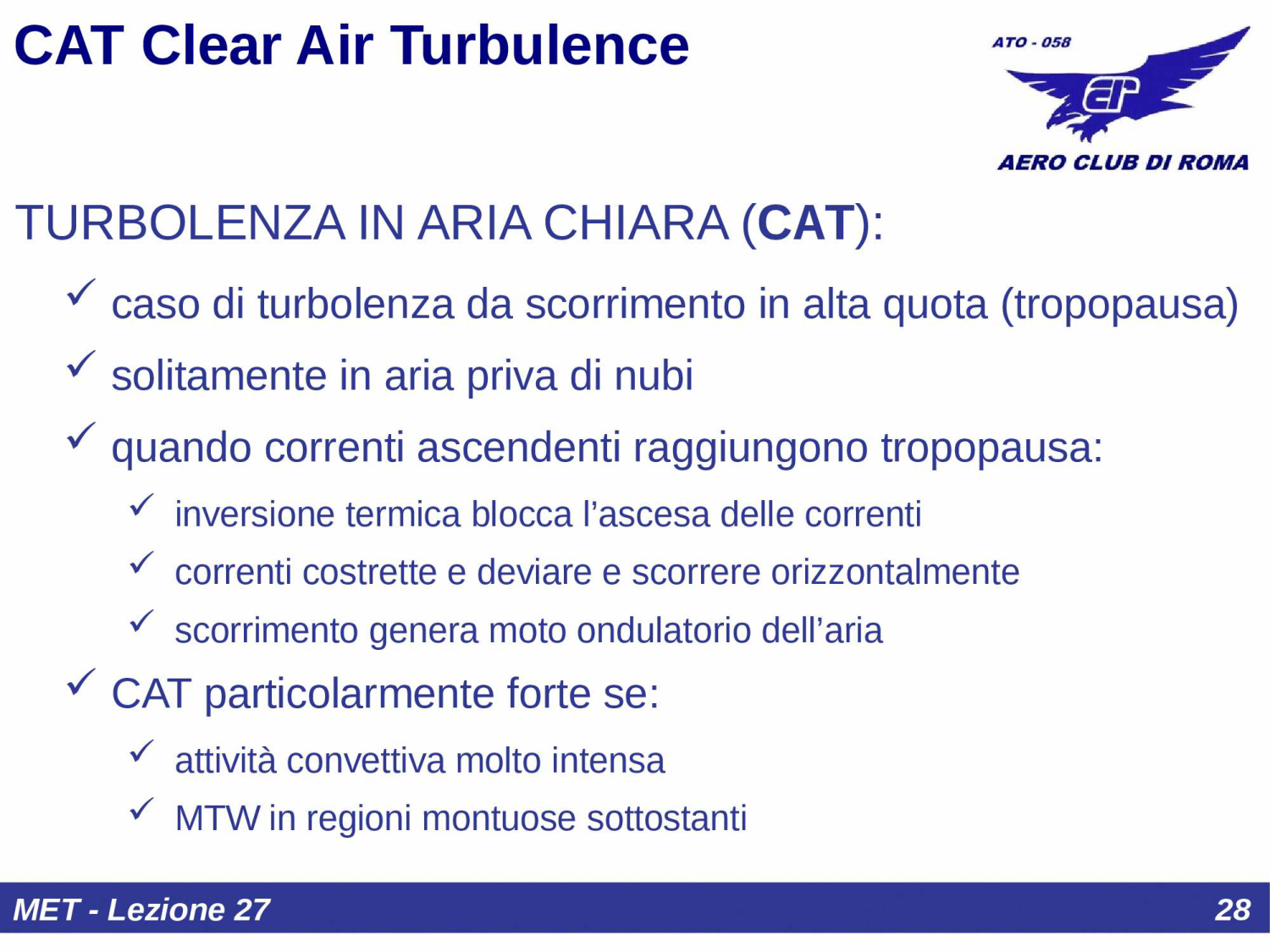 Definizione wind shear
