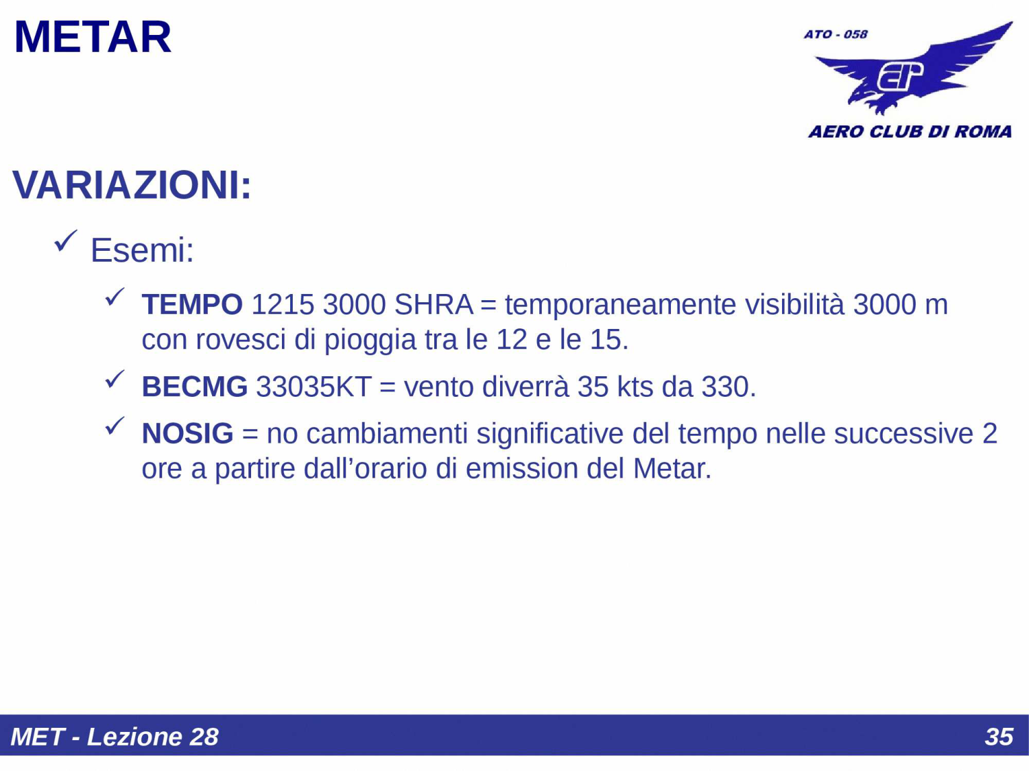 METAR campi