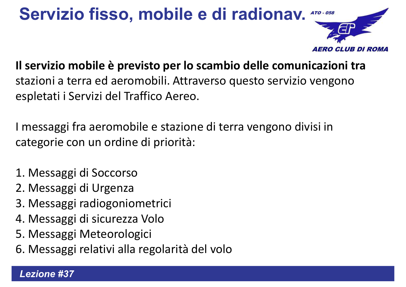 Priorità messaggi