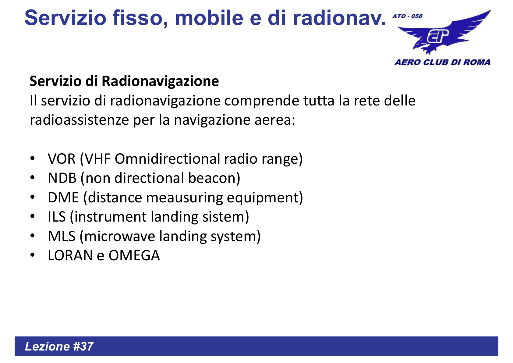 Radionavigazione
