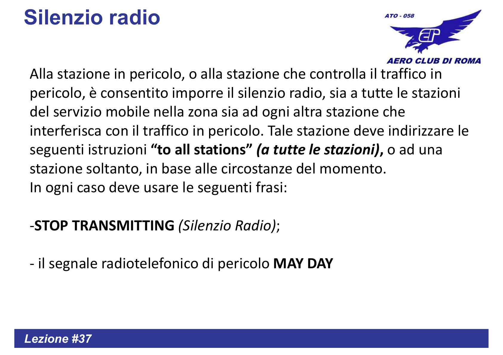 Silenzio radio