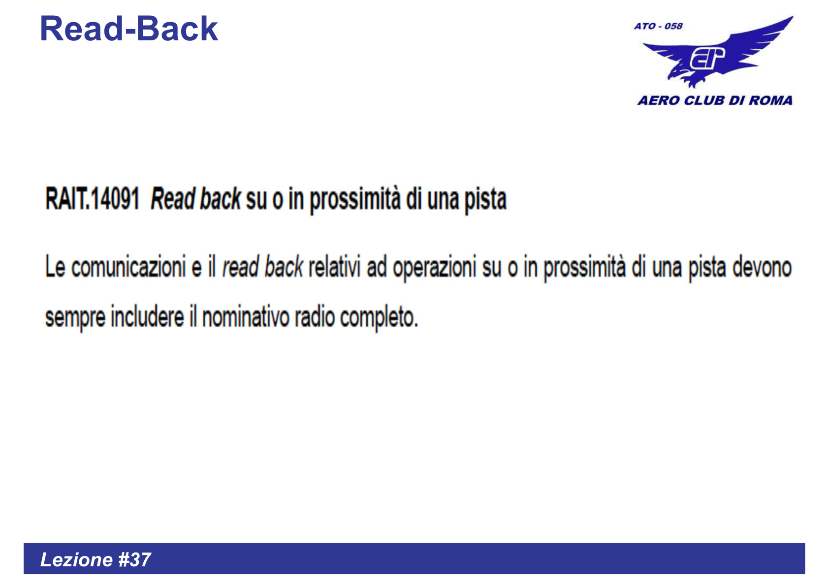 Read-back