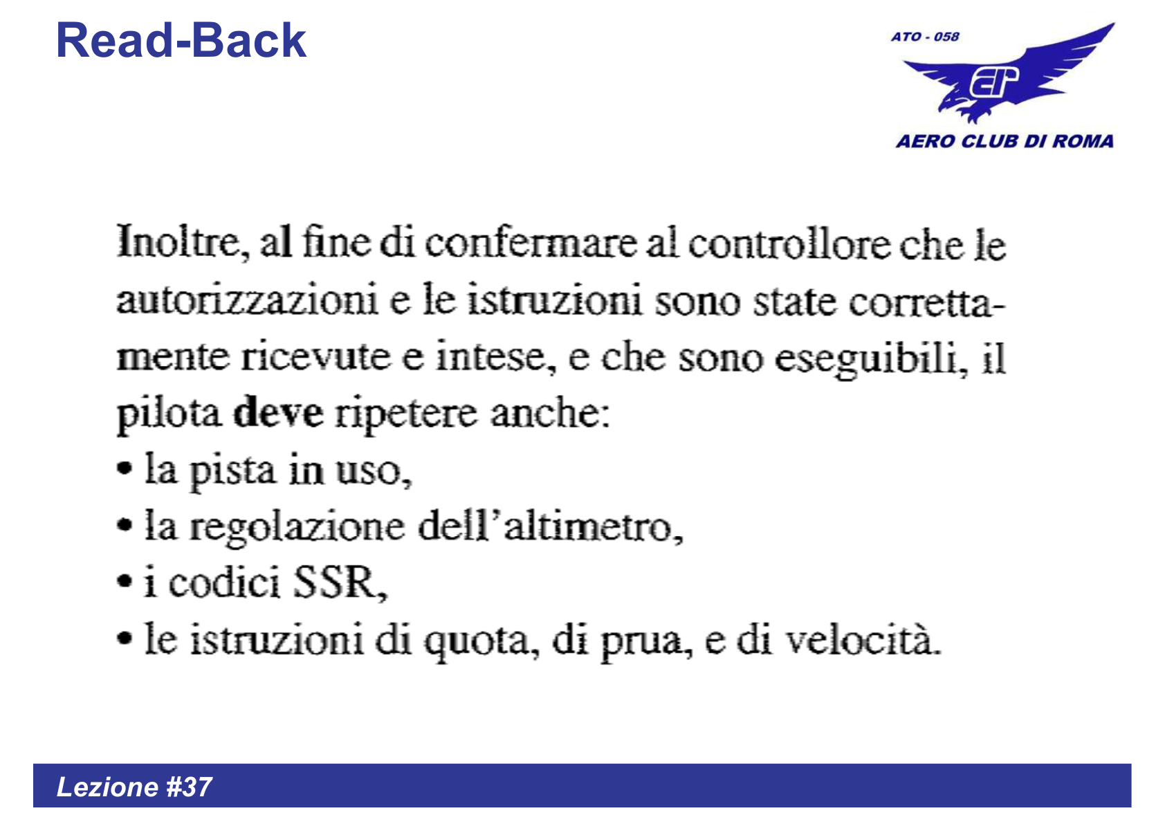 Read-back 3